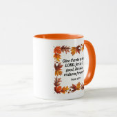 Geef Bedankt keramische Mok (Voorkant rechts)