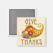 Geef bedankt magneet (Voorkant / Achterkant)