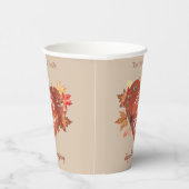 Geef Bedankt met dankbare Thanksgiving Papieren Bekers (Rechts)