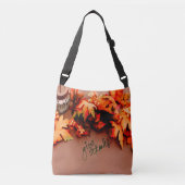 Geef Bedankt met de Thanksgiving van de Valsblad Crossbody Tas (Voorkant)