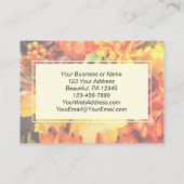 Geef Bedankt met een Grateful Heart Herfst Flowers Visitekaartje (Achterkant)