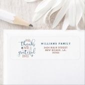 Geef Bedankt met een schitterend hart Etiket (Insitu)