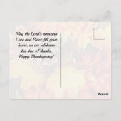 Geef Bedankt met een schitterende Thanksgiving Briefkaart (Achterkant)