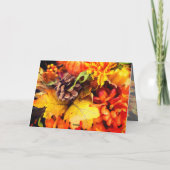 Geef Bedankt met een schitterende Thanksgiving Feestdagen Kaart (Achterkant)