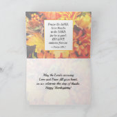 Geef Bedankt met een schitterende Thanksgiving Feestdagen Kaart (Binnen)