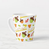 GEEF BEDANKT MET GROENE & ORANJE EIKELS LATTE MOK (Linkerhoek)