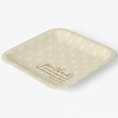 Geef Bedankt minimalistische Waterverf Thanksgivin Papieren Bordje (Gebogen)