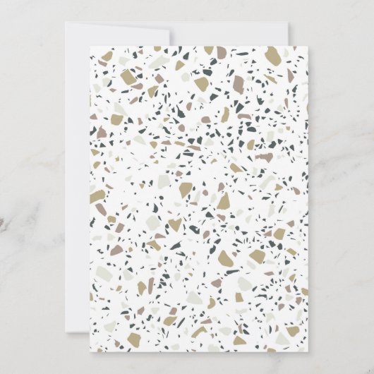 "Geef Bedankt" Modern Autumn Leaf Thanksgiving Kaart (Achterkant)