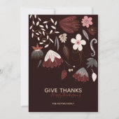 GEEF BEDANKT | Modern Wenskaart Kaart (Voorkant)