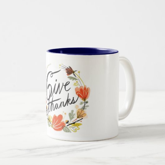 Geef Bedankt - Mok (Voorkant rechts)