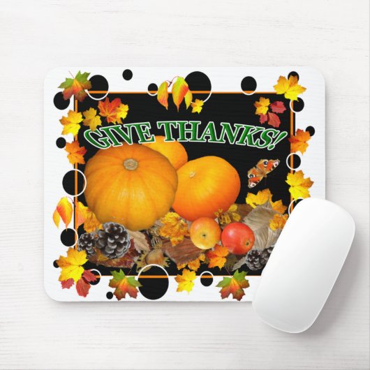 GEEF BEDANKT! ~ Mousepad Muismat (Met muis)