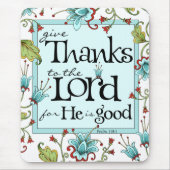 Geef Bedankt - Muismat (Voorkant)