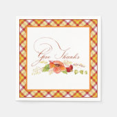 Geef Bedankt Napkins Servet (Voorkant)