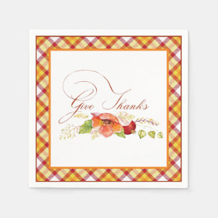 Geef Bedankt Napkins Servet