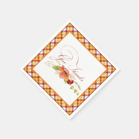 Geef Bedankt Napkins Servet (Hoek)