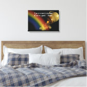 Geef Bedankt Native American Indian quote Canvas Afdruk (Insitu (Slaapkamer))