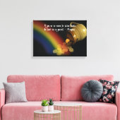 Geef Bedankt Native American Indian quote Canvas Afdruk (Insitu (Woonkamer))