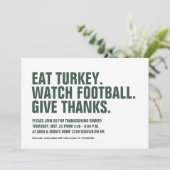 Geef bedankt plezier eenvoudige moderne groene Tha Kaart (Staand voorkant)