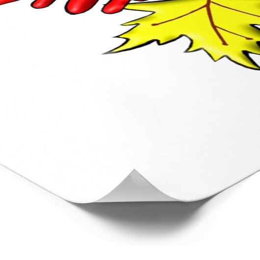 GEEF BEDANKT POSTER (Hoek)