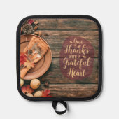 Geef Bedankt Pot Holder Pannenlap (Voorkant)