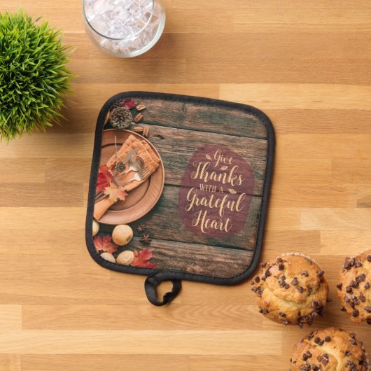 Geef Bedankt Pot Holder Pannenlap (Top down)