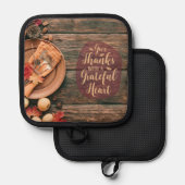 Geef Bedankt Pot Holder Pannenlap (Voorkant / Achterkant)