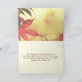 Geef Bedankt, psalm 92:4 Bijbelversie, Thanksgivin Kaart (Binnen)