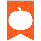 Geef Bedankt Pumpkin Oranje Thanksgiving Vlaggetjes (Derde vlag)