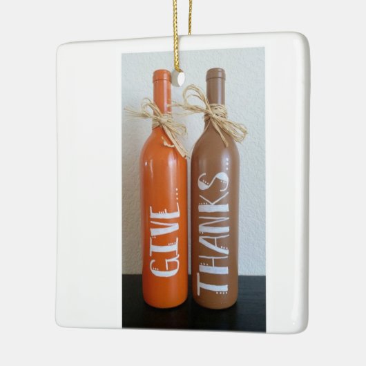 **GEEF BEDANKT** REGELING VOOR WIJNVERLIEZEN KERAMISCH ORNAMENT (Links)