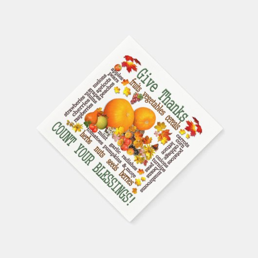 Geef Bedankt! Servet (Hoek)