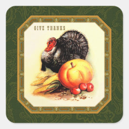 Geef Bedankt. Stickers voor  ontwerpThanksgiving
