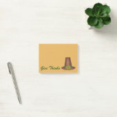 Geef Bedankt Thanksgiving Pilgrim Puritan Pet Gift Post-it® Notes (Kantoor)