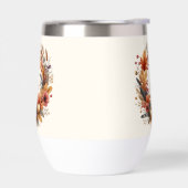 Geef Bedankt Thanksgiving Wine Tumbler (Links)