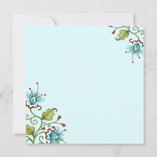 Geef Bedankt - Uitnodiging of Flat Card (Achterkant)