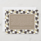 Geef Bedankt Vallende Bladeren Boom Thanksgiving F Feestdagenkaart (Achterkant)