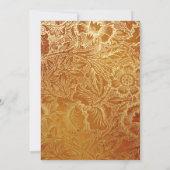 Geef Bedankt, vallende bladeren Thanksgiving Uitno Kaart (Achterkant)