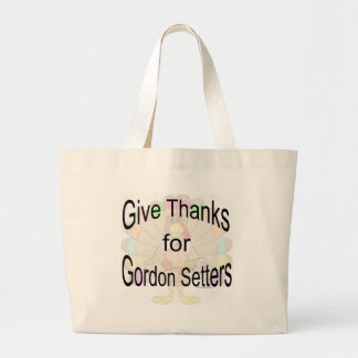 Geef Bedankt voor Gordon Setters Grote Tote Bag