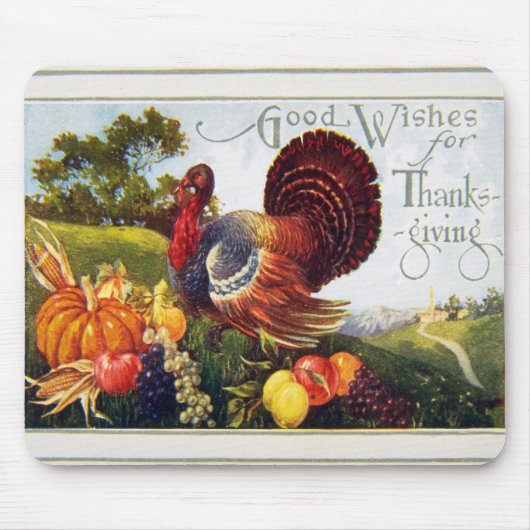 Geef Bedankt voor Thanksgiving Muismat (Voorkant)
