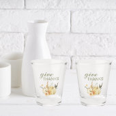 Geef Bedankt Waterverf Pumpkin Shot Glas