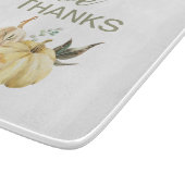 Geef Bedankt Waterverf Pumpkin Snijplank (Hoek)