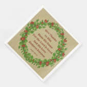 Geef Bedankt zegen Zijn naam Heer is goed - groot Servet (Hoek)