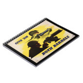 Geef beide lopen, WW2 Militairen & Fabrieksarbeide Notitieboek (Linkerzijde)