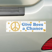 Geef bijen een Bumpersticker van de Kans (Op auto)