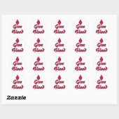 Geef bloed ronde sticker (Vel)