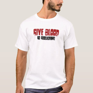 Geef bloed t-shirt