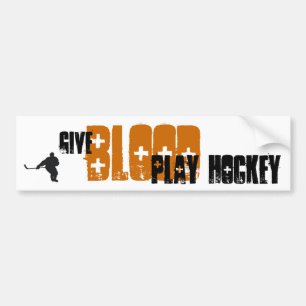 Geef bloedBumpersticker Bumpersticker