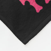 Geef borstkanker de Boot Cowgirl Cancer Awarene Fleece Deken (Hoek)