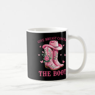 Geef borstkanker de Boot Cowgirl Cancer Awarene Koffiemok