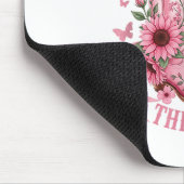 Geef borstkanker de Boot Cowgirl Cancer Awarene Muismat (Hoek)