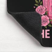 Geef borstkanker de Boot Pink Ribbon Awareness Muismat (Hoek)